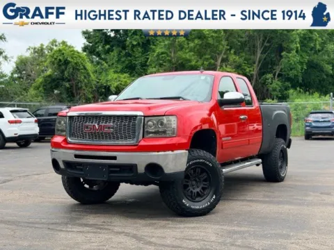 Red 2011 GMC Sierra 1500 SLE for sale in Davison, MI