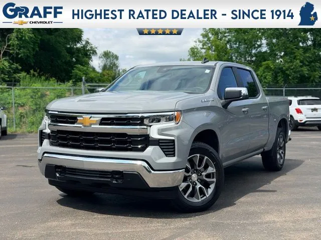 Gray 2024 Chevrolet Silverado 1500 LT for sale in Davison, MI