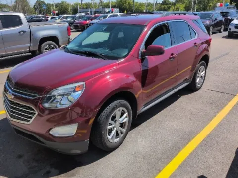 Red 2017 Chevrolet Equinox LT for sale in Davison, MI