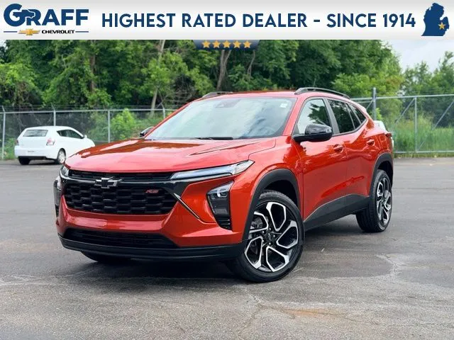 Orange 2024 Chevrolet Trax 2RS for sale in Davison, MI