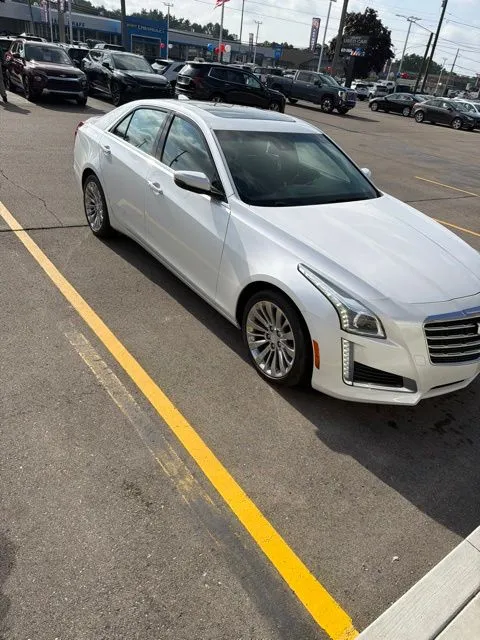 White 2019 Cadillac CTS 2.0L Turbo Luxury for sale in Davison, MI