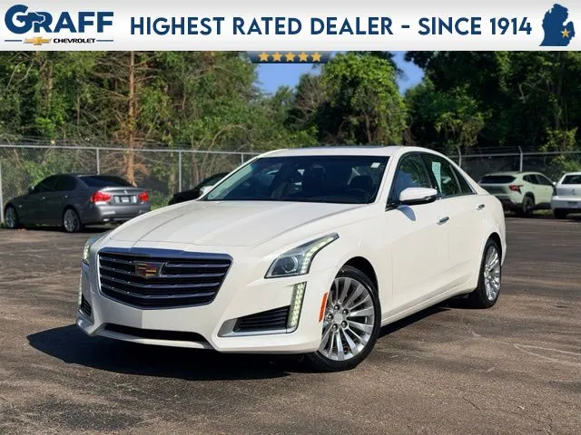 White 2019 Cadillac CTS 2.0L Turbo Luxury for sale in Davison, MI