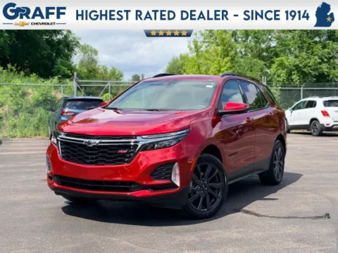 Red 2023 Chevrolet Equinox RS for sale in Davison, MI