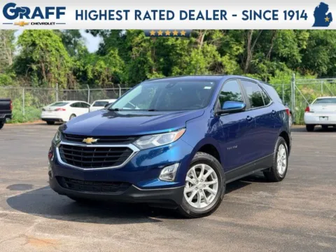 Blue 2021 Chevrolet Equinox LT for sale in Davison, MI