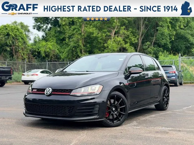 Black 2016 Volkswagen Golf GTI Autobahn for sale in Davison, MI