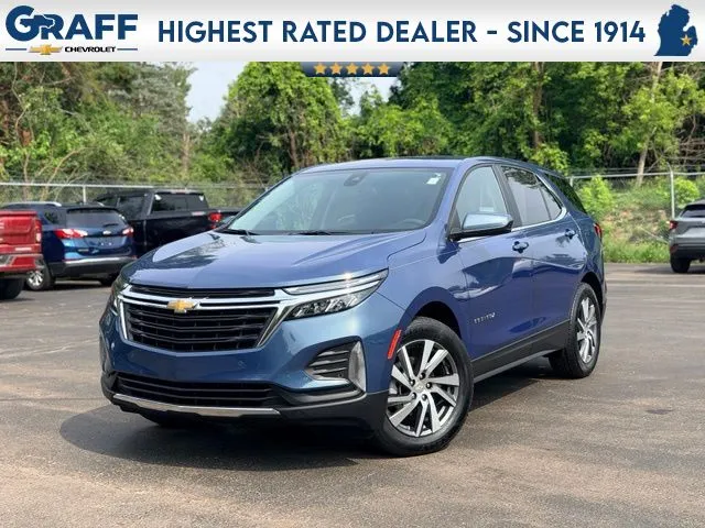 Blue 2024 Chevrolet Equinox LT for sale in Davison, MI