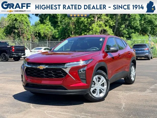 Red 2025 Chevrolet Trax LS for sale in Davison, MI