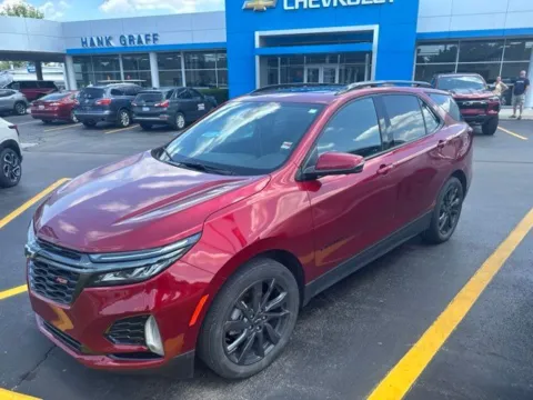 Red 2023 Chevrolet Equinox RS for sale in Davison, MI