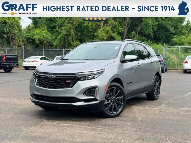 Gray 2024 Chevrolet Equinox RS for sale in Davison, MI