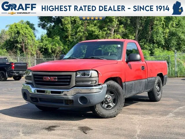 Red 2004 GMC Sierra 1500 Work Truck for sale in Davison, MI