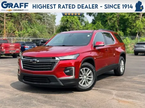 Red 2023 Chevrolet Traverse LT for sale in Davison, MI