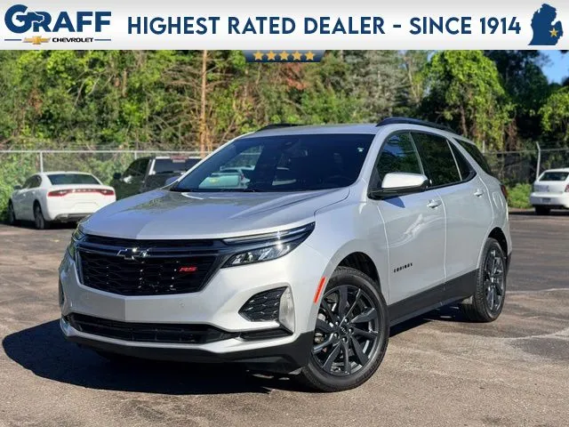 Silver 2022 Chevrolet Equinox RS for sale in Davison, MI