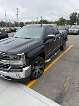 Black 2018 Chevrolet Silverado 1500 LTZ for sale in Davison, MI