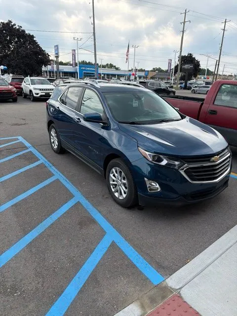Blue 2021 Chevrolet Equinox LT for sale in Davison, MI