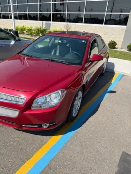 Red 2012 Chevrolet Malibu LTZ for sale in Davison, MI