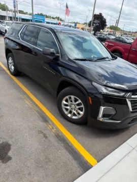 Black 2023 Chevrolet Traverse LS for sale in Davison, MI