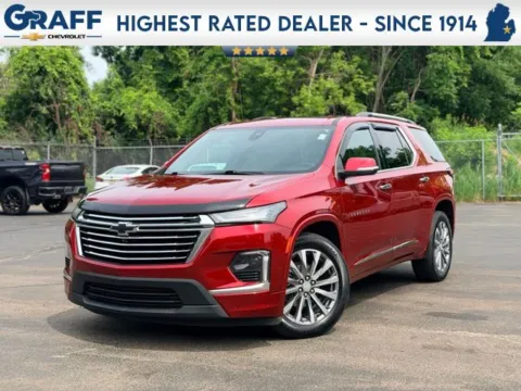 Red 2023 Chevrolet Traverse Premier for sale in Davison, MI