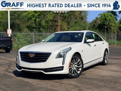White 2016 Cadillac CT6 3.6L Standard for sale in Davison, MI