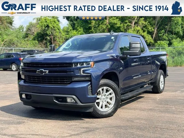 Blue 2021 Chevrolet Silverado 1500 RST for sale in Davison, MI