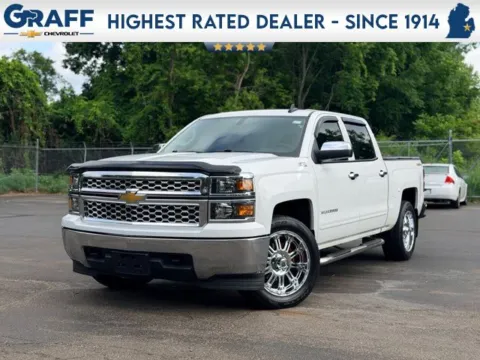 White 2015 Chevrolet Silverado 1500 LT for sale in Davison, MI