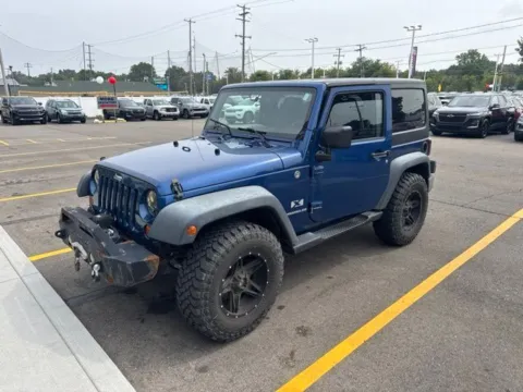 Blue 2009 Jeep Wrangler X for sale in Davison, MI