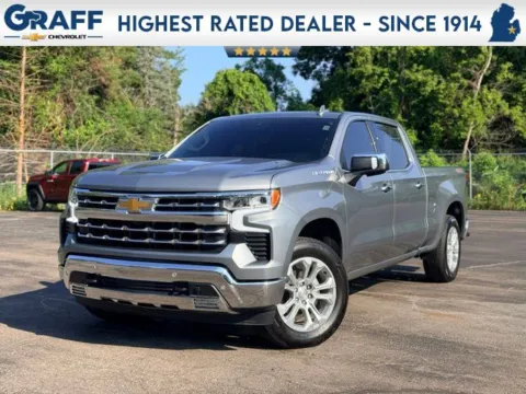 Gray 2025 Chevrolet Silverado 1500 LTZ for sale in Davison, MI