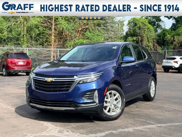 Blue 2022 Chevrolet Equinox LT for sale in Davison, MI