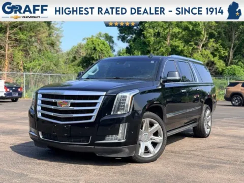 Black 2018 Cadillac Escalade ESV Premium for sale in Davison, MI