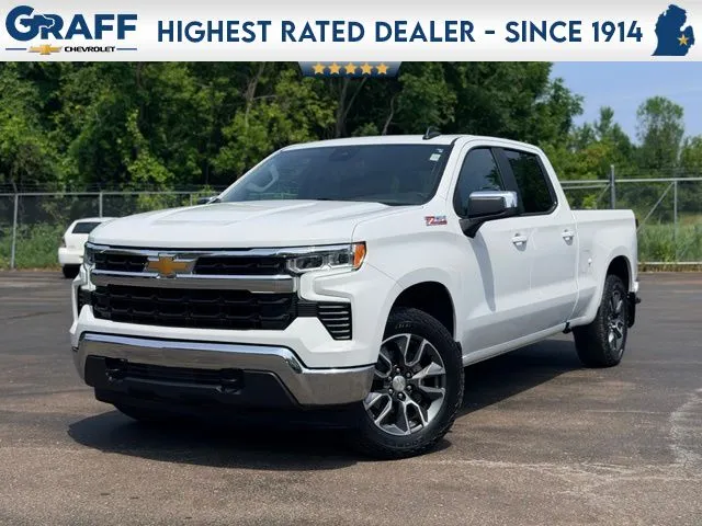 White 2024 Chevrolet Silverado 1500 LT for sale in Davison, MI