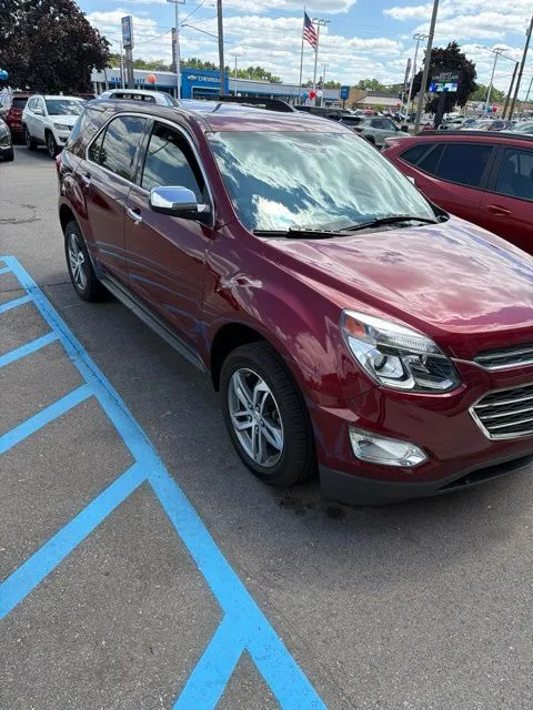 Red 2017 Chevrolet Equinox Premier for sale in Davison, MI
