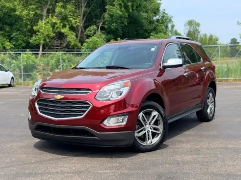 Red 2017 Chevrolet Equinox Premier for sale in Davison, MI