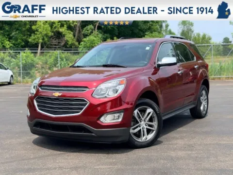 Red 2017 Chevrolet Equinox Premier for sale in Davison, MI
