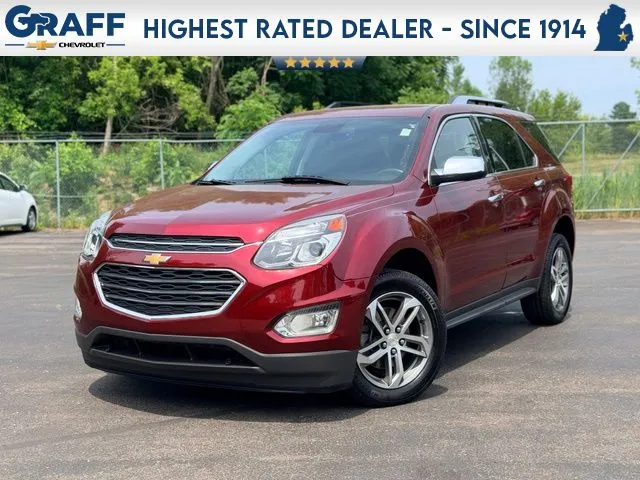 Red 2017 Chevrolet Equinox Premier for sale in Davison, MI