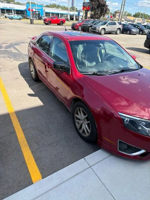 Red 2012 Ford Fusion SEL for sale in Davison, MI