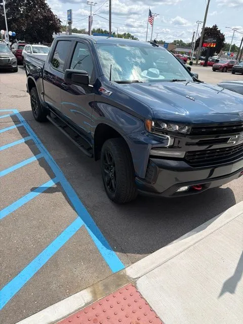 Blue 2022 Chevrolet Silverado 1500 LTD LT Trail Boss for sale in Davison, MI