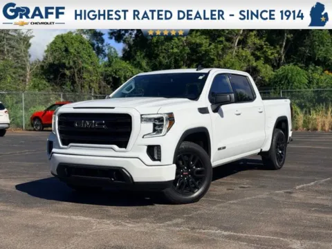 White 2021 GMC Sierra 1500 Elevation for sale in Davison, MI