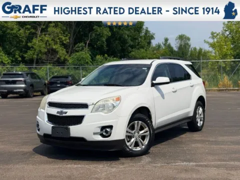 White 2013 Chevrolet Equinox LT for sale in Davison, MI