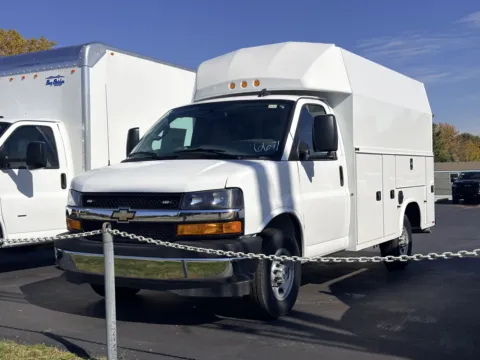 White 2026 Chevrolet Express 3500 Knapheide Upfit for sale in Davison, MI