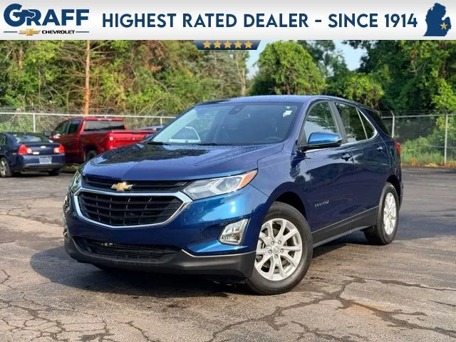 Blue 2021 Chevrolet Equinox LT for sale in Davison, MI
