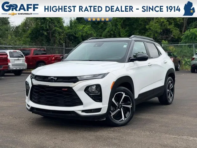 White 2023 Chevrolet TrailBlazer RS for sale in Davison, MI