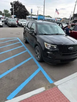 Black 2018 Ford Explorer Sport for sale in Davison, MI