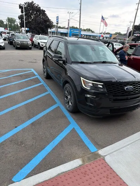 Black 2018 Ford Explorer Sport for sale in Davison, MI