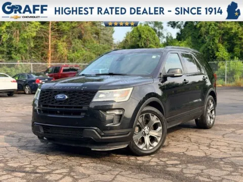 Black 2018 Ford Explorer Sport for sale in Davison, MI