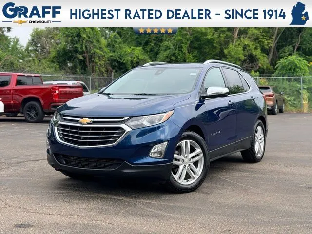 Blue 2020 Chevrolet Equinox Premier for sale in Davison, MI