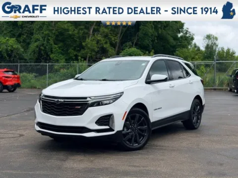 White 2023 Chevrolet Equinox RS for sale in Davison, MI