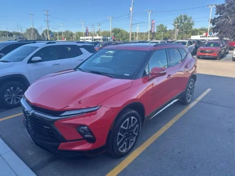 Orange 2025 Chevrolet Blazer RS for sale in Davison, MI