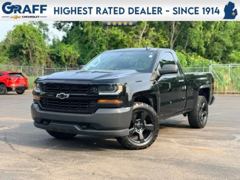 Black 2016 Chevrolet Silverado 1500 WT for sale in Davison, MI