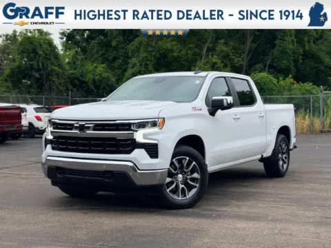 White 2024 Chevrolet Silverado 1500 LT for sale in Davison, MI