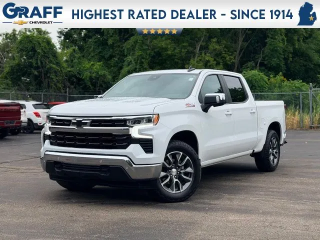 White 2024 Chevrolet Silverado 1500 LT for sale in Davison, MI
