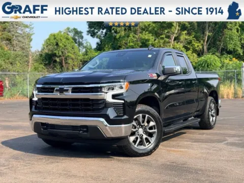 Black 2024 Chevrolet Silverado 1500 LT for sale in Davison, MI